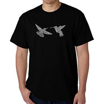 Hummingbirds - Men's Word Art T-Shirt