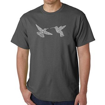 Hummingbirds - Men's Word Art T-Shirt