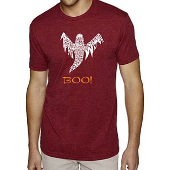 Halloween Ghost - Men's Premium Blend Word Art T-Shirt