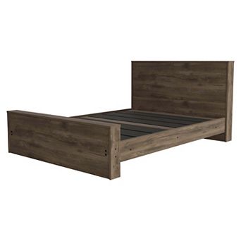 Braga Full Size Bed Base, Headboard