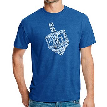 Hanukkah Dreidel - Men's Premium Blend Word Art T-Shirt