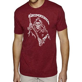 Men's Premium Blend Word Art T-shirt - Grim Reaper