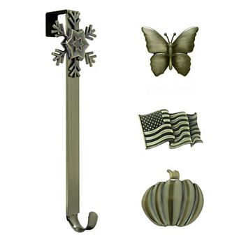 Adapt™ Adjustable Length Wreath Hanger with Interchangeable Icons