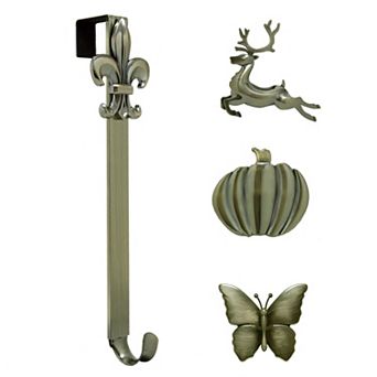Adapt™ Adjustable Length Wreath Hanger with Interchangeable Icons