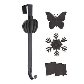 Adapt™ Adjustable Length Wreath Hanger with Interchangeable Icons