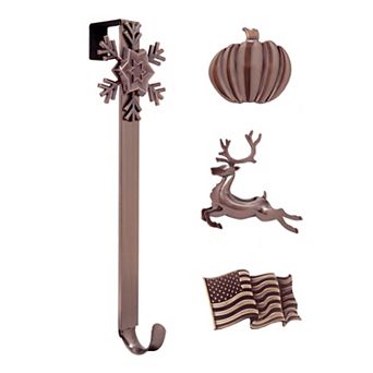Adapt™ Adjustable Length Wreath Hanger with Interchangeable Icons