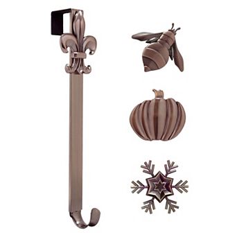 Adapt™ Adjustable Length Wreath Hanger with Interchangeable Icons