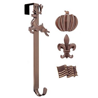 Adapt™ Adjustable Length Wreath Hanger with Interchangeable Icons