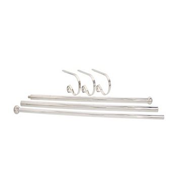 Stocking Rod & MantleClip Stocking Holder Compact