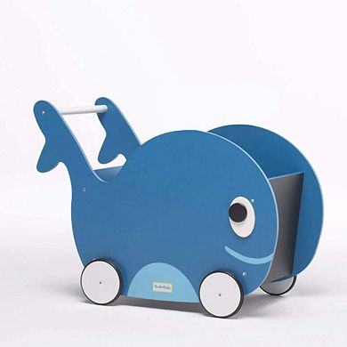 Push Toy and Toy Storage Universe Blue Whale
