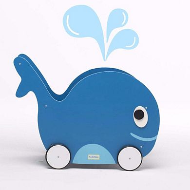 Push Toy and Toy Storage Universe Blue Whale