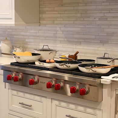 TECHEF - ValenCera - 12 Inch Ceramic Nonstick Wok/Stir-Fry Pan with Cover