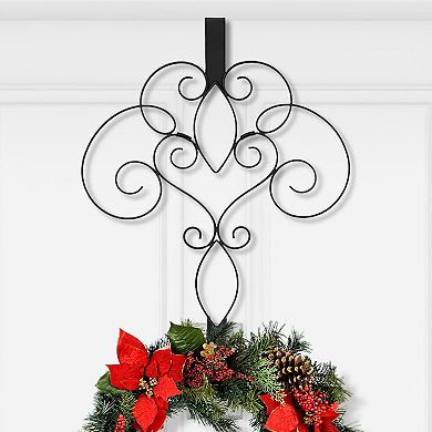 18-inch Scrollwork Wreath Hanger - FULL Scroll design