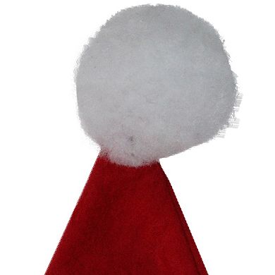 Red and White Unisex Adult Christmas Santa Claus Hat Costume Accessory - One Size