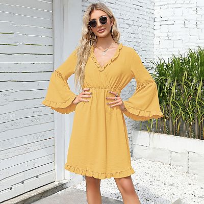 maxi dress with flowy sleeves Rachel Allan RB8130 main image 1