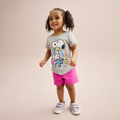 Baby & Toddler Girl Jumping Beans® Paperbag Woven Shorts