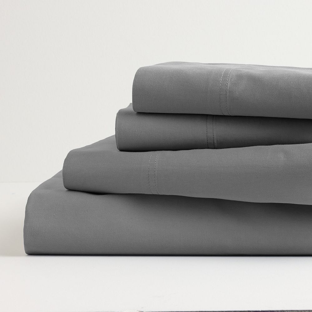 Sonoma Goods For Life® Ultrasoft Washed Cotton Sheet Set with Pillowcases - Green Stripe, QUEEN SET