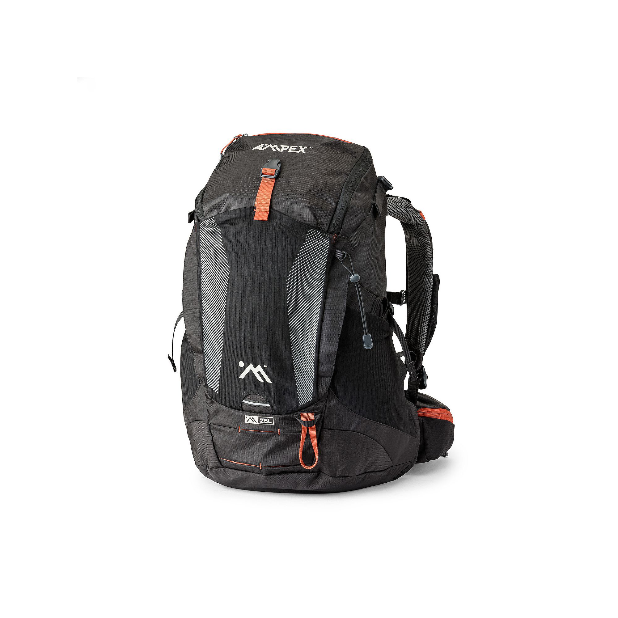 Ampex 25L Excursion Backpack, Black Red