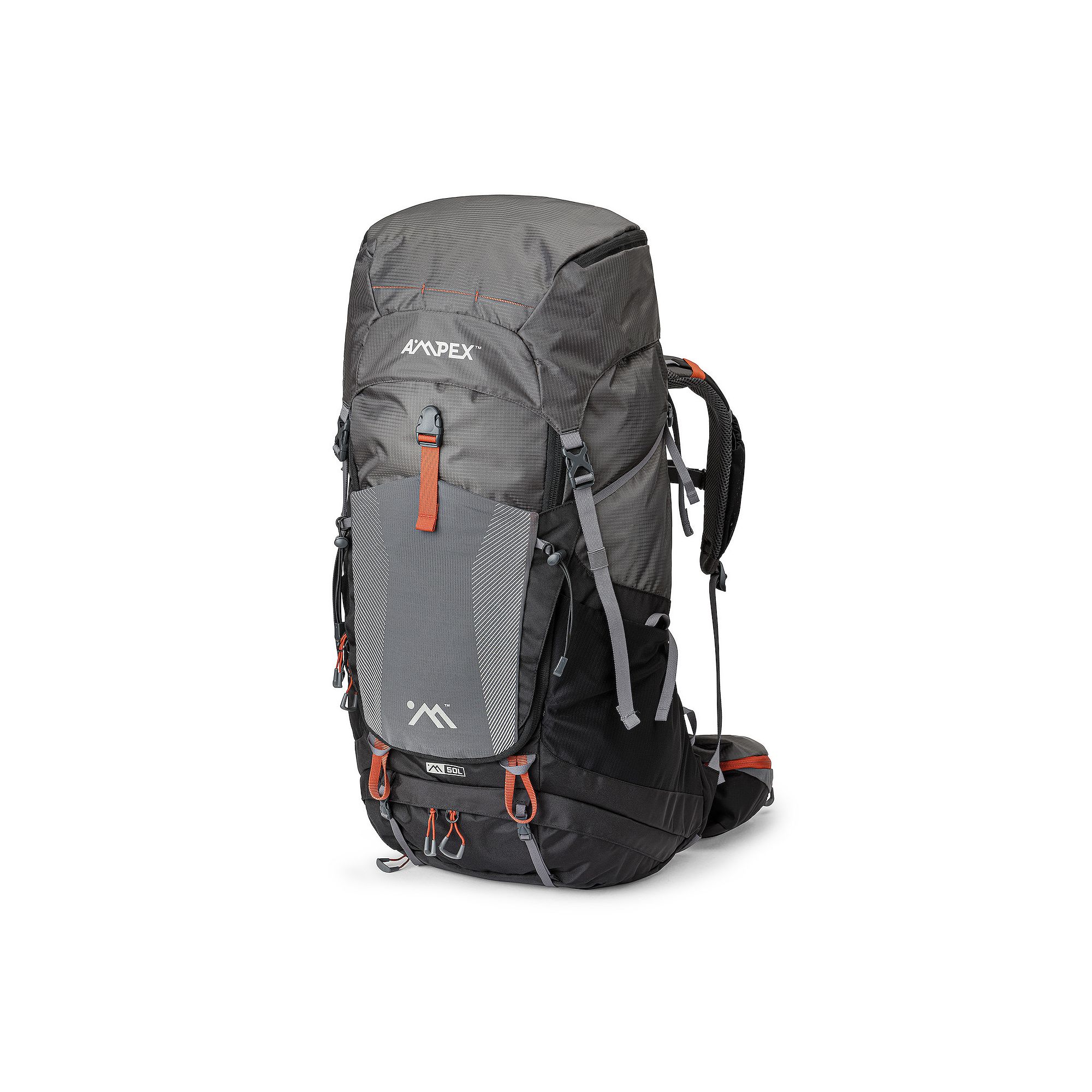 Ampex 50L Excursion Backpack, Black Red
