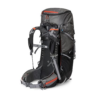 AMPEX 50L Excursion Backpack, Black Red