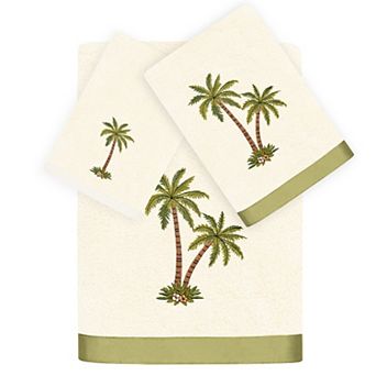 Linum Home Textiles Palmera 3 pc Embellished Towel Set
