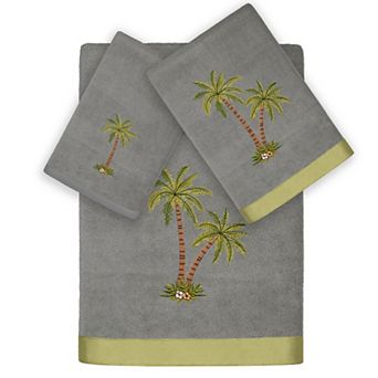 Linum Home Textiles Palmera 3 pc Embellished Towel Set