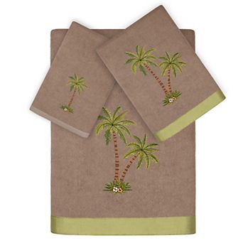 Linum Home Textiles Palmera 3 pc Embellished Towel Set