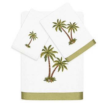 Linum Home Textiles Palmera 3 pc Embellished Towel Set