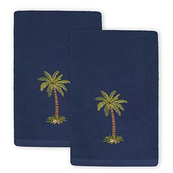 Linum Home Textiles Palmera 2 pc Embellished Fingertip Towel Set