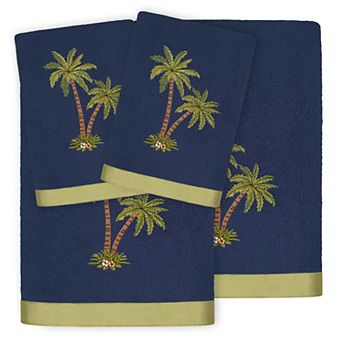 Linum Home Textiles Palmera 4 pc Embellished Bath & Hand Towel Set