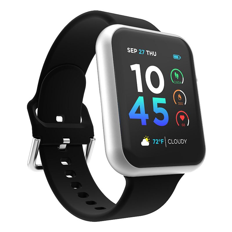 iTouch Air 4 Smart Watch, Silver Black