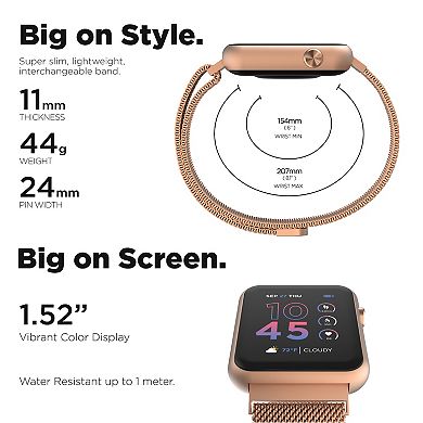 iTouch Air 4 Smart Watch with Mesh Strap