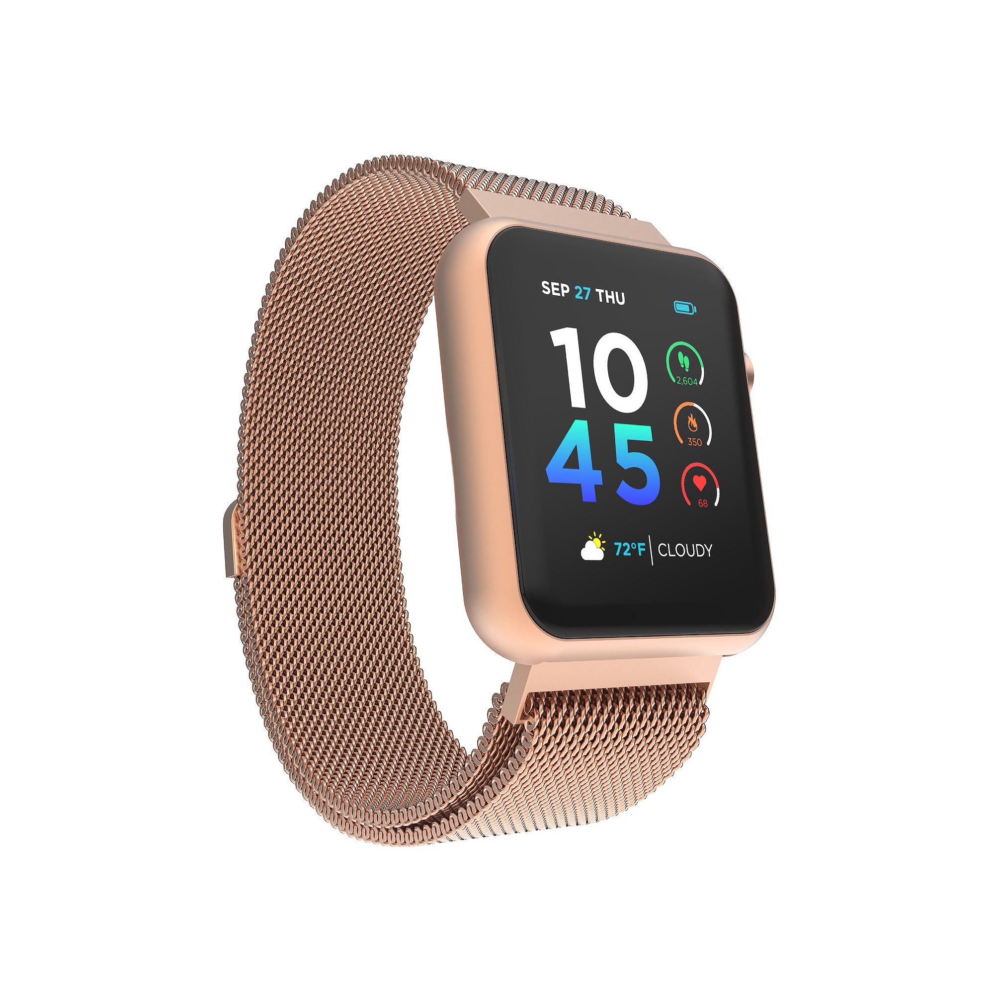 iTouch Air 4 Smart Watch with Mesh Strap, Rose Gold Rose Gold