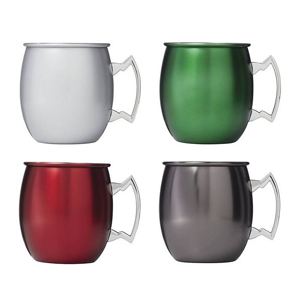 Cambridge 4pc. Holiday Moscow Mule Mug Set
