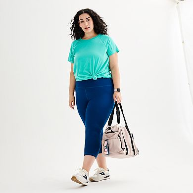 Plus Size Tek Gear® Essential Soft Capri Leggings