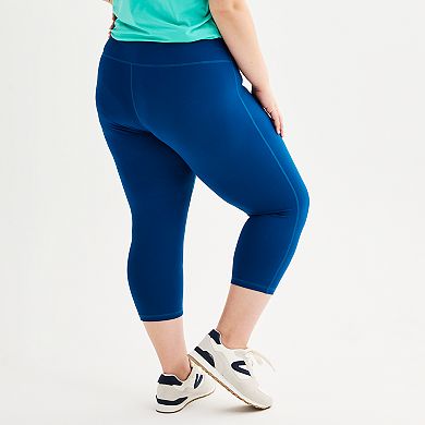 Plus Size Tek Gear® Essential Soft Capri Leggings