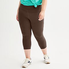Womens Brown Plus Crops Capris Bottoms Clothing Kohl s