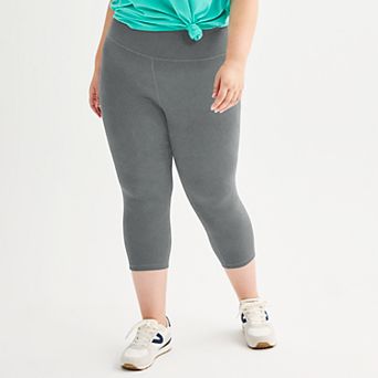 Plus Size Tek Gear® Essential Soft Capri Leggings