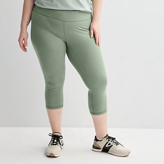 Plus Size Tek Gear® Essential Soft Capri Leggings