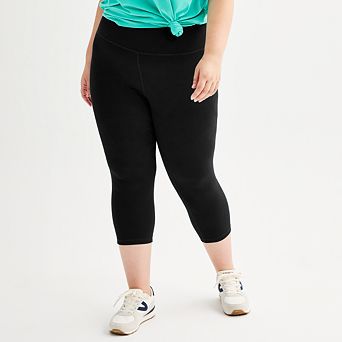 Plus Size Tek Gear® Essential Soft Capri Leggings