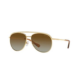 Women's Swarovski 0SK7005 58mm Aviator Polarized Sunglasses