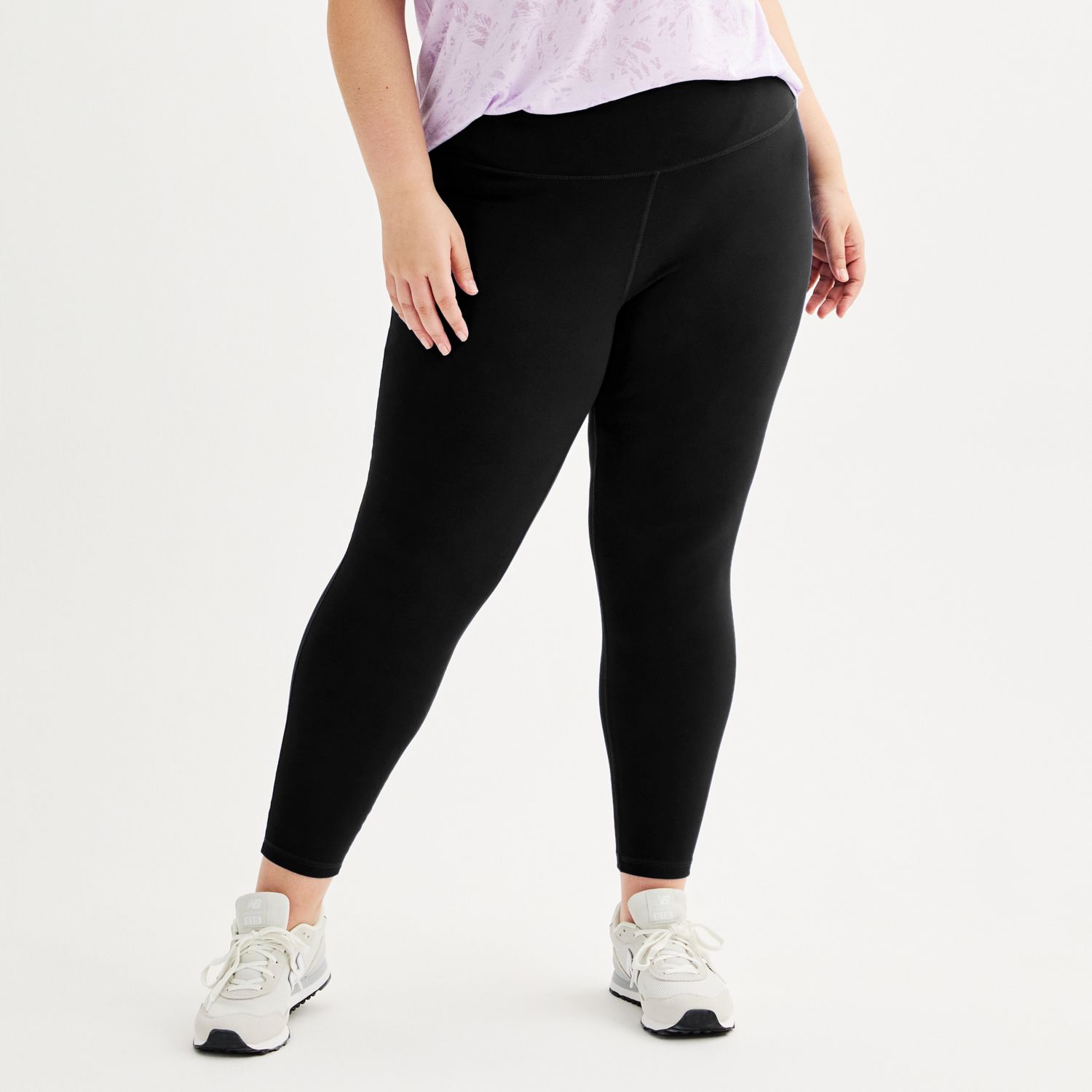 Legging De Sport TEK GEAR DRYTEK Pour Femme Taille Plus 1X - Couleur Violet, Neuf Sans étiquettes