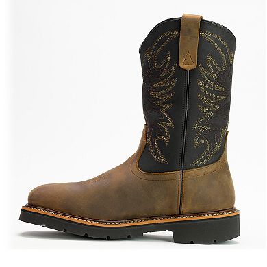 Thorogood American Heritage Black & Trail Crazyhorse Waterproof Wellington Men's Western Boots
