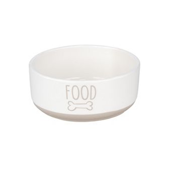 SportPet Tan Color Block Pet Bowl