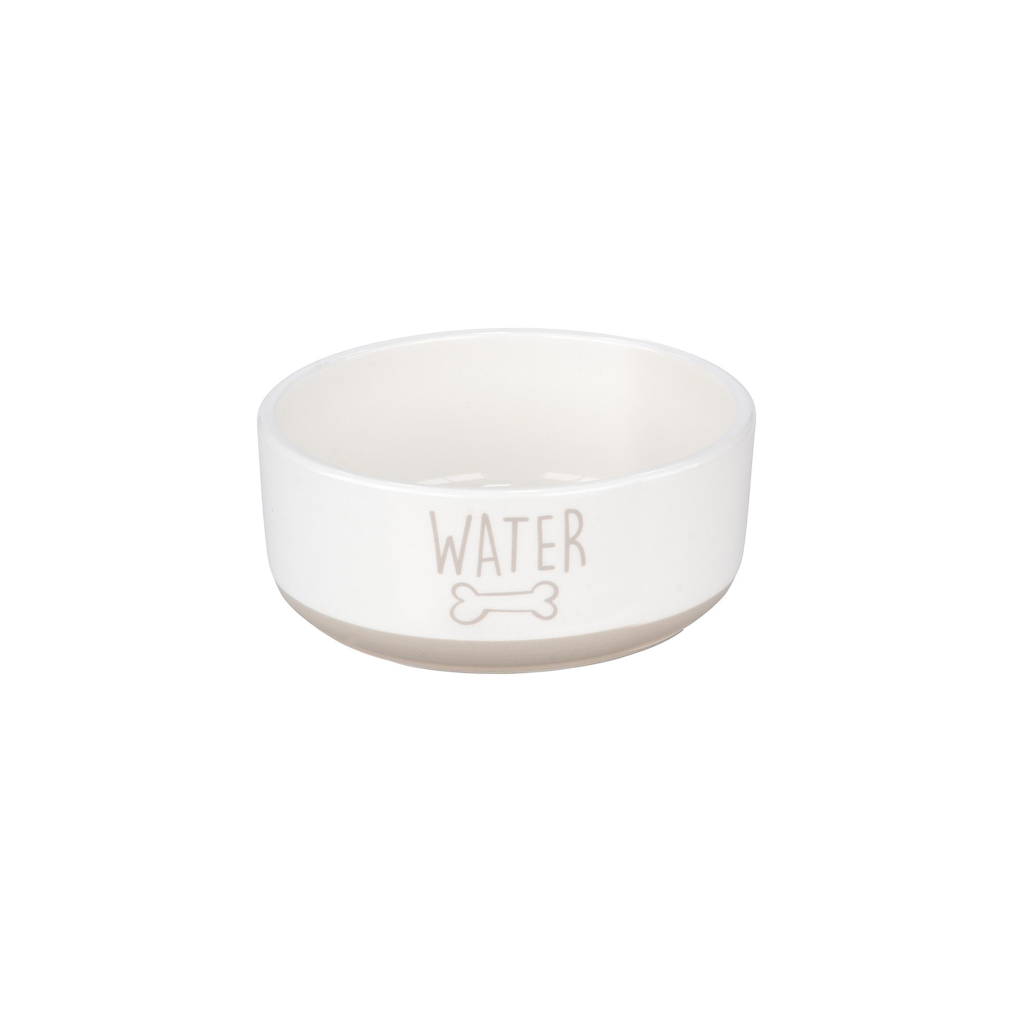 SportPet Tan Color Block Pet Bowl, Water
