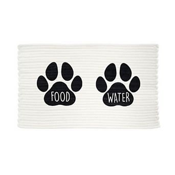 SportPet Paw Print Rope Feeding Mat