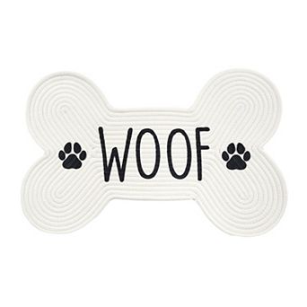 SportPet Woof Bone Rope Feeding Mat