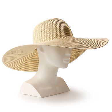 Women's LC Lauren Conrad Straw Floppy Hat
