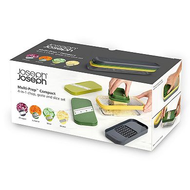 Joseph Joseph Multi-Prep Compact 4-in-1 Chop, Grate and Slice Set