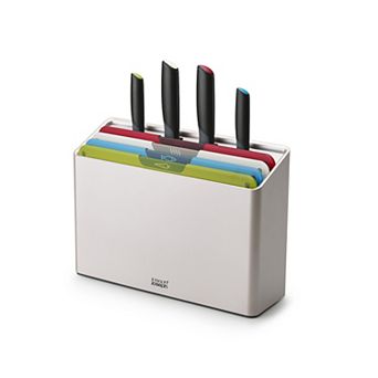 Joseph Joseph Folio Icon Arctic 8 pc Chopping Board & Knife Set with Storage Case